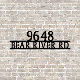 Custom Metal Address Sign For House, Personalized House Numbers Plaque, Metal Address Block For Mailbox, Realtor Housewarming Gift Laser Cut Metal Signs Custom Gift Ideas